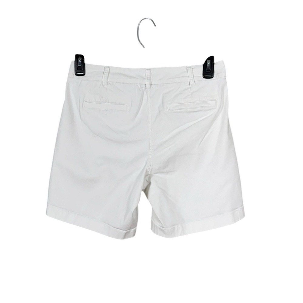 J Crew Womens Chino Shorts Size 6 Euro Summer Coastal Beachy Resort White - Picture 2 of 5